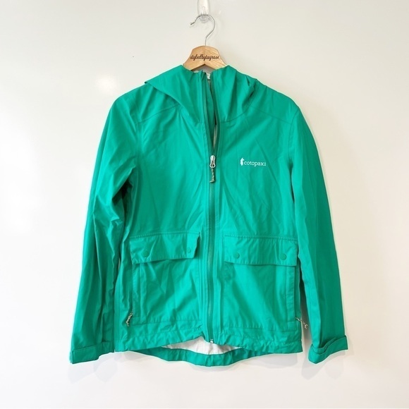 Cotopaxi Parque Rain Jacket Teal Green - Picture 1 of 10